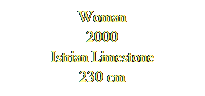 Textfeld: Woman
2000
Istrian Limestone
230 cm
 
 
